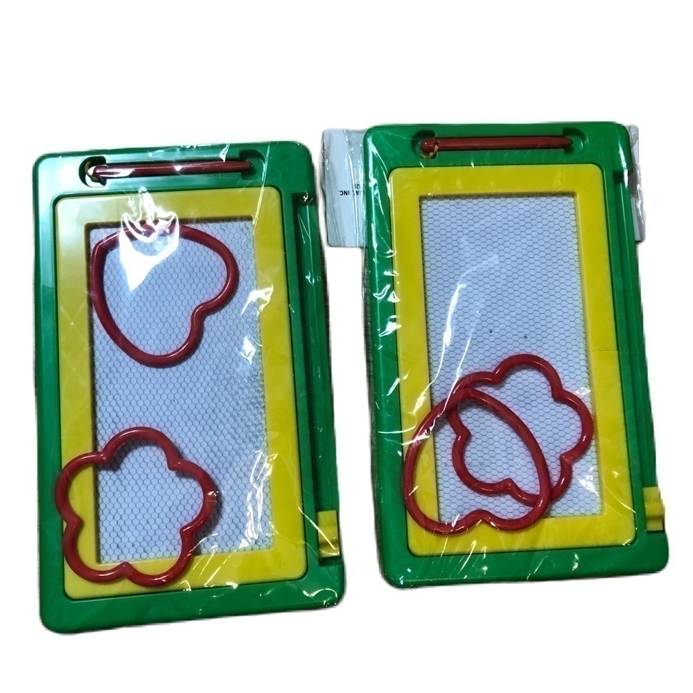 Magnetic Drawing Board Bundle Etch a Sketch NEW Green Kids Toy